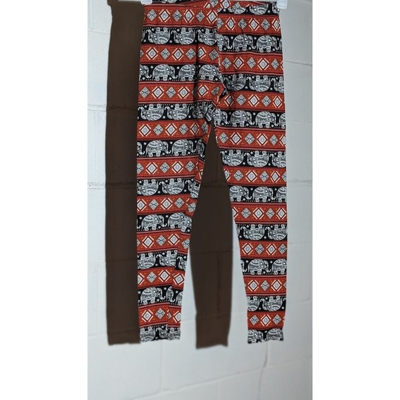 No Boundaries Elephant Print Fashion Leggings Casual Pants Medium - Picture 2 of 5